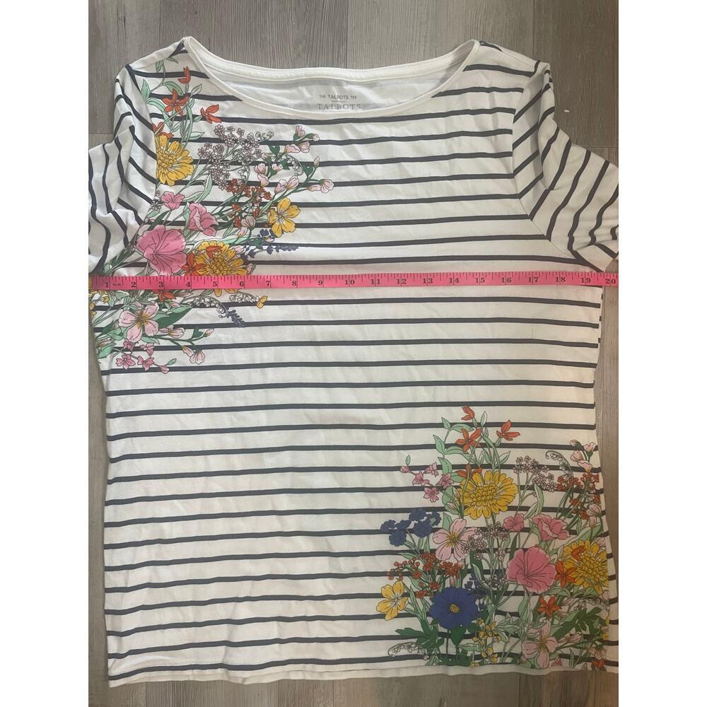 Talbots classic 3/4 length tshirt. Size Large Petitie - Picture 6 of 12